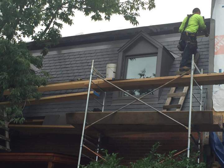 Slate cladding Montreal